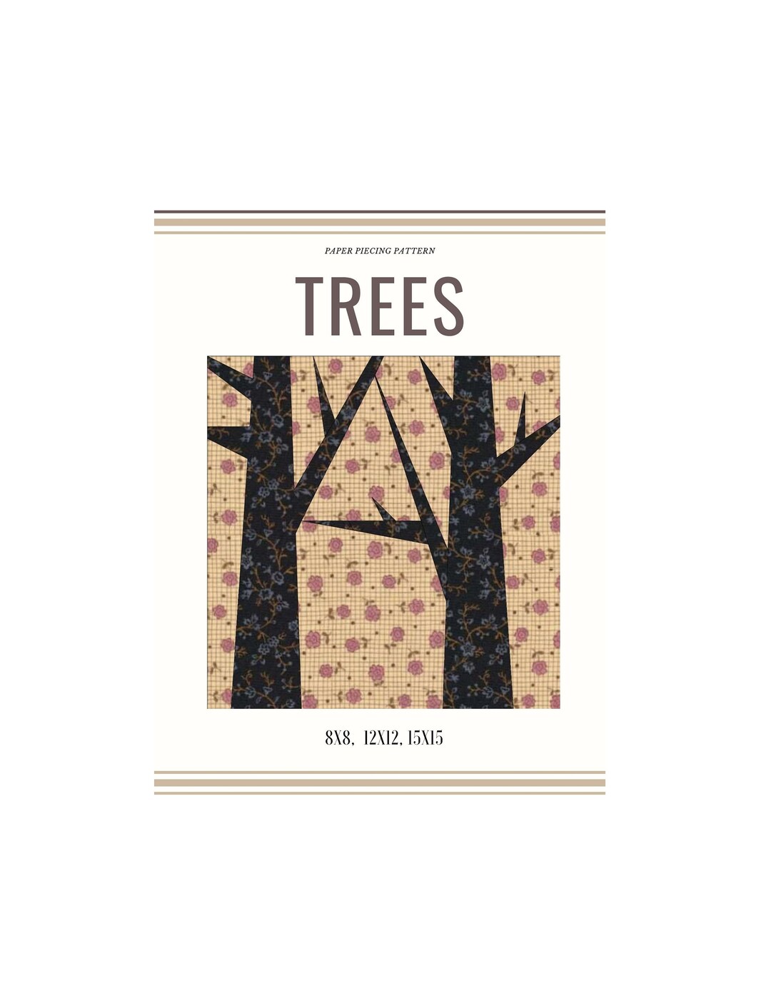 PDF Patchwork Trees - Block, Foundation Paper Piecing /patchwork ...