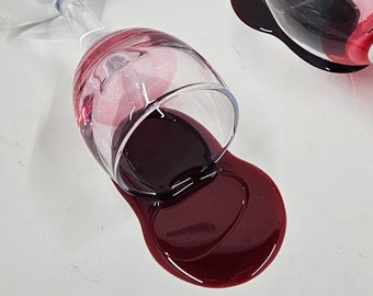 MINI Broma / utilería de vino tinto derramado