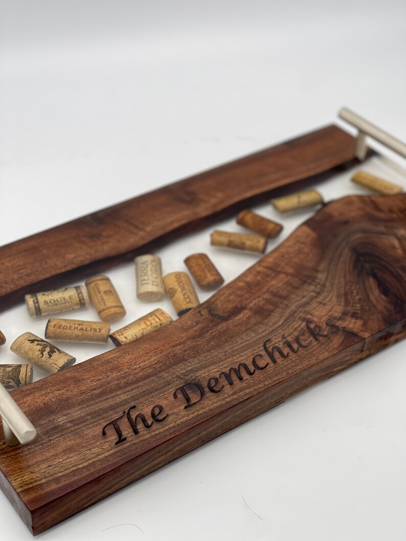 Your Custom Wine Cork Charcuterie Board Etsy