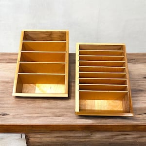 Durable Hardwood USPS Sculch Tray, Letter Tray, Carrier-Designed Mail Organizer