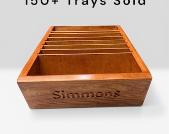 Handcrafted Wooden Sculch Tray | Letter Sorter  | for USPS Rural or City Carriers | Customizable Organizer