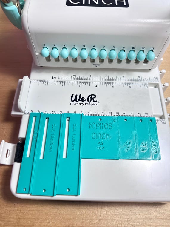 Spacers for cinch, Bookbinding tool, Topes para cinch, Scrapbooking tools, Bookbinding kit, 3D printed tools, 3D printed tools
