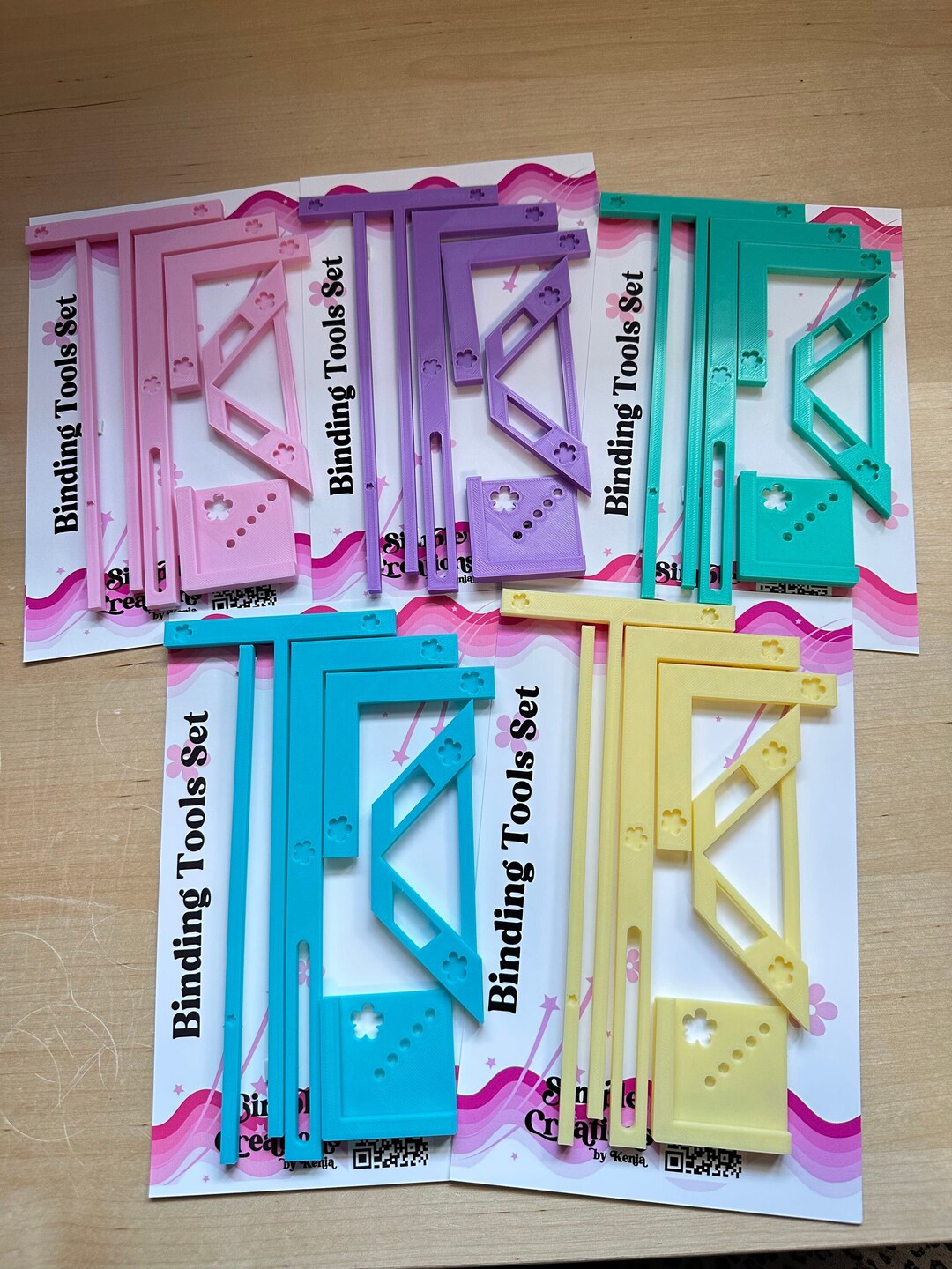 Set of Tools for Bookbinding and Cover Making Square Miter Tool for