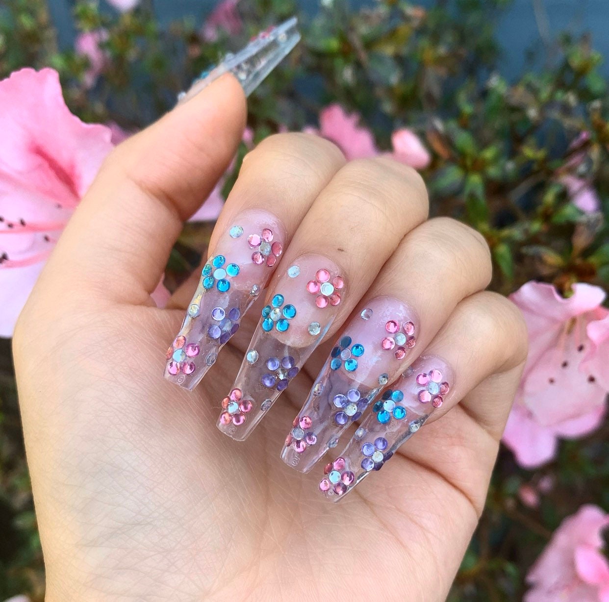 Flower Nail Gems 
