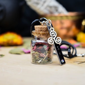 Self Love Spell Bottle Pendant Altar Piece