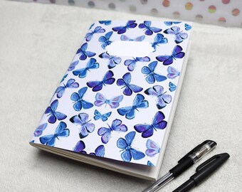 A5 Handmade Sketchbook - Blank Notebooks, Blank Sketchbooks, Butterfly and Botanical, Witchcore, Cottagecore