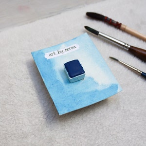 Handmade Watercolor Paint from Czech republic  - Blue / aquarelle, painting, supplies, watercolor