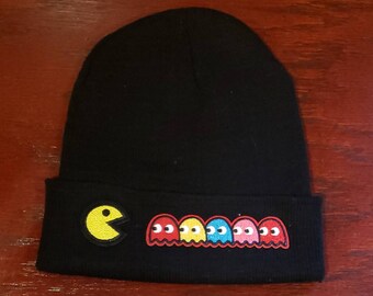 Peach Beanie Style Video Game Ghost Hat
