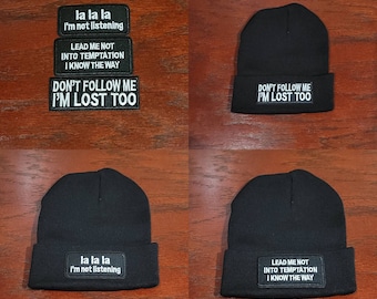 Funny Phrase Beanies | Etsy