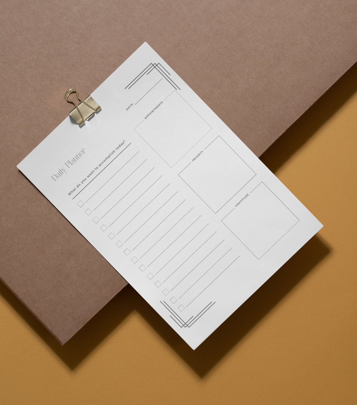 Minimalist Daily Planner Printable, Daily to Do List, Printable ...