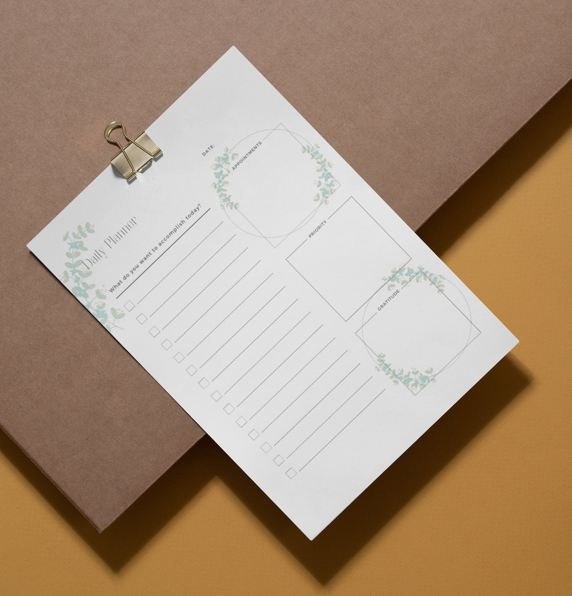 DAILY PLANNER WITH TO DO LIST visual data 4