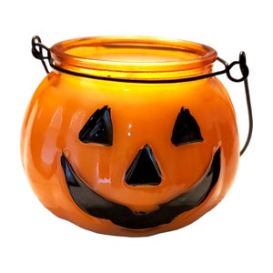 Pumpkin shaped soy wax scented candle (Single)