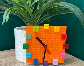 Small Brick Wall Clock - Etsy