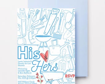 Invitación para despedida de solteros (para parejas): Plantilla editable de Canva (5x7) Descarga digital