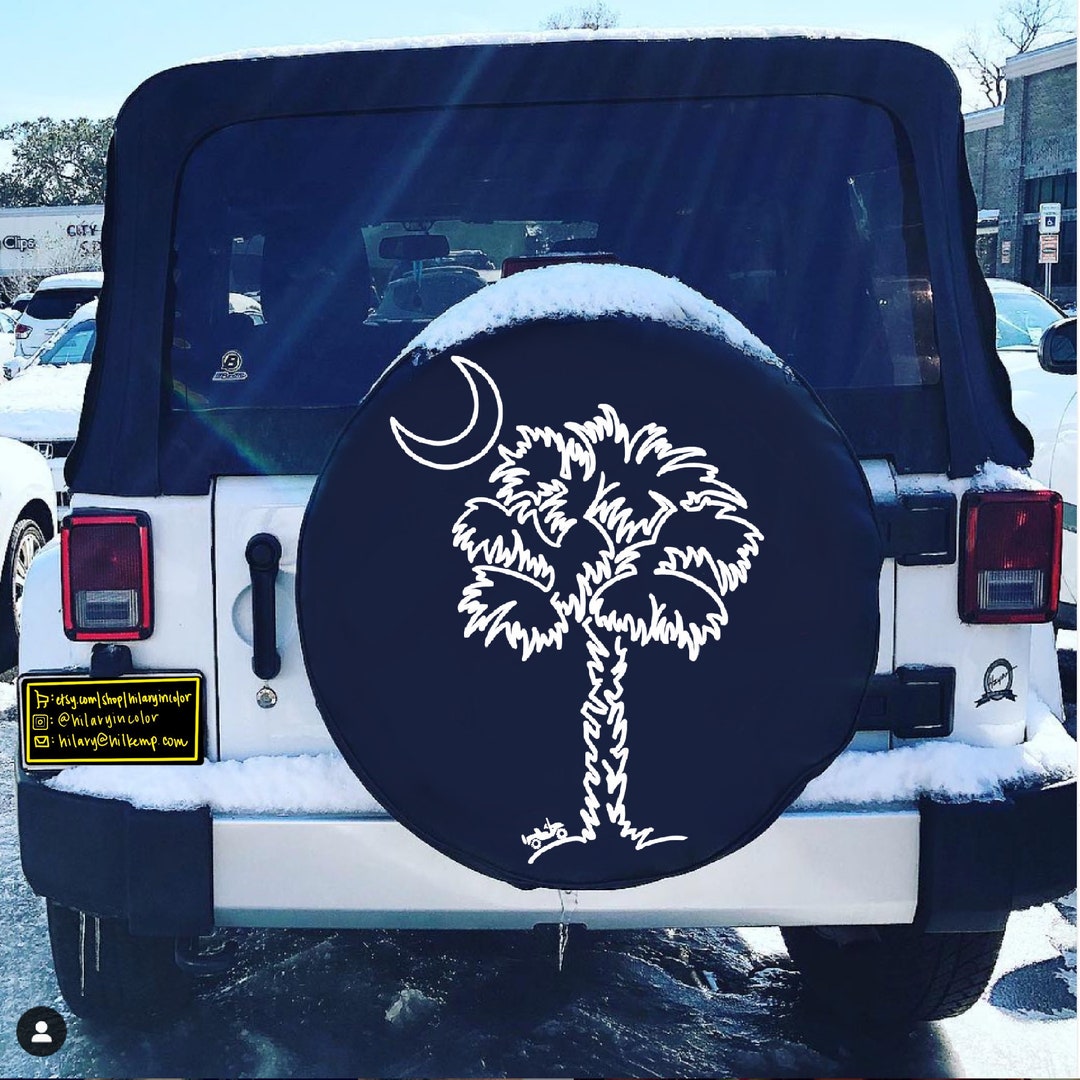 Palm Tree Jeep Tire Cover Heavyduty Tire Cover Jeep Jeep Gifts Car