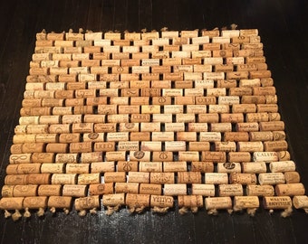 Wine Cork Bath Mat Etsy