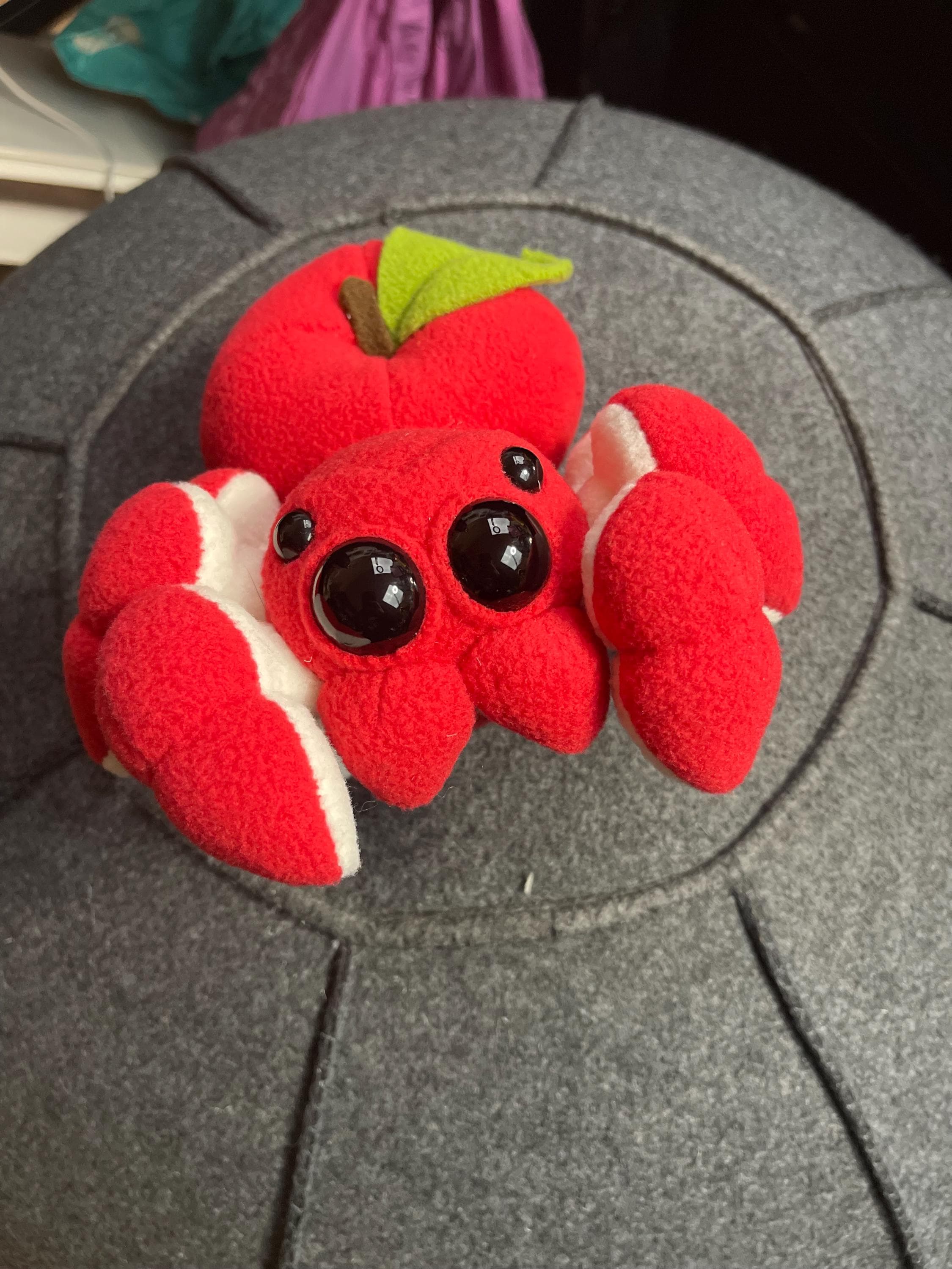 Apple Spider Plushie - Etsy