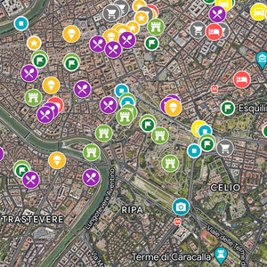 Rome Digital Travel Map for Google Maps image 2