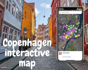 Copenhagen Digital Travel Map for Google Maps