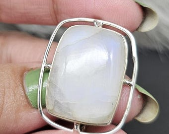 ムーンストーン シルバー ブローチ 925 スターリングシルバー