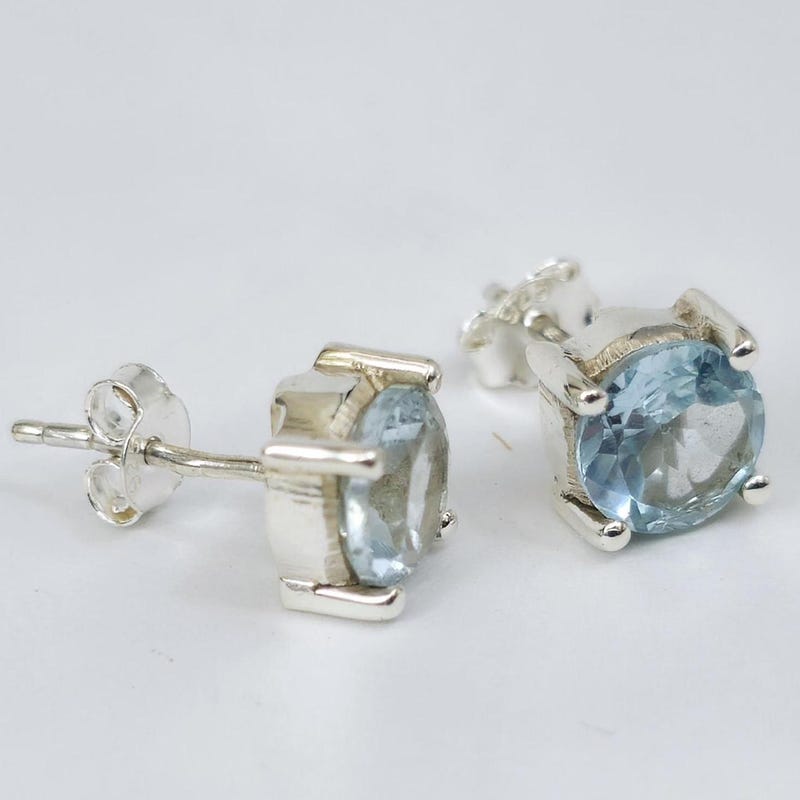 Laguna Stone Stud Aquamarine main image 1