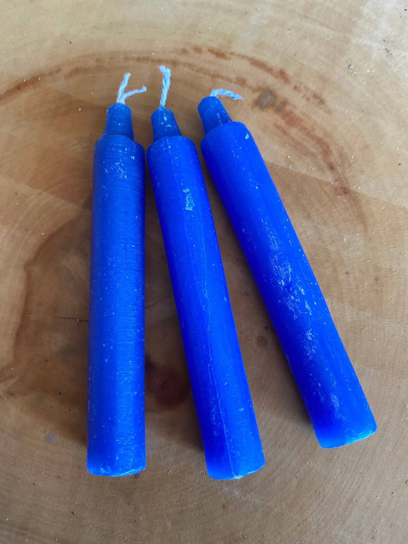 Blue Spell Chime Candle Etsy