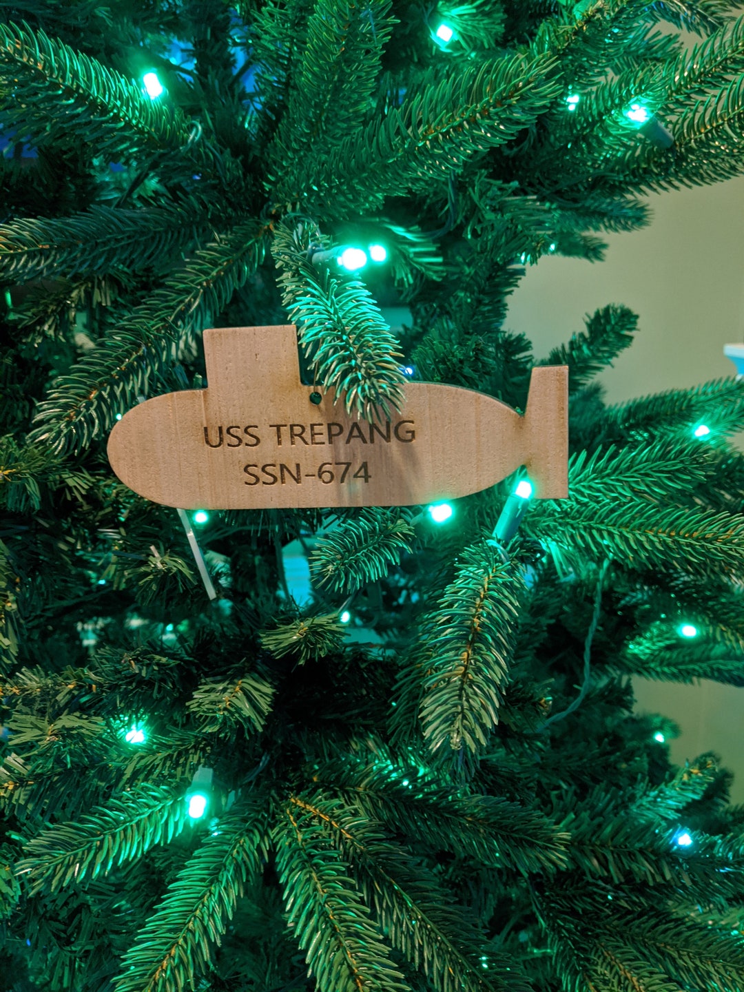 Customizable Submarine Ornament Etsy