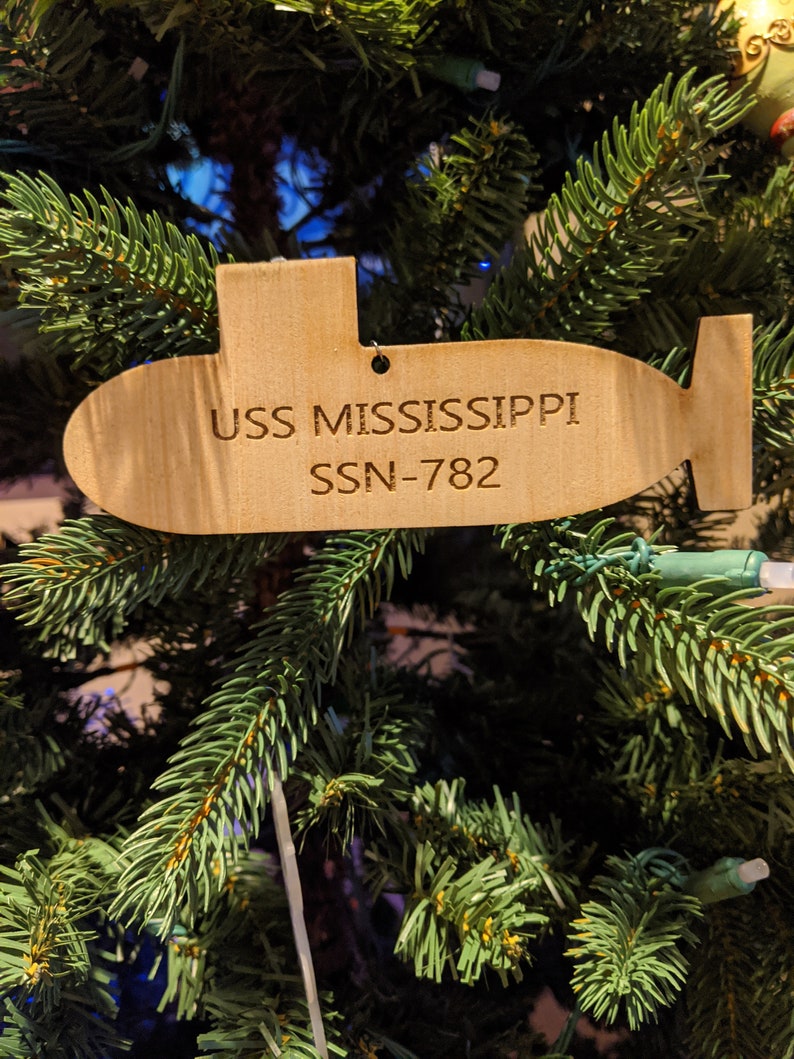 Customizable Submarine Ornament Etsy
