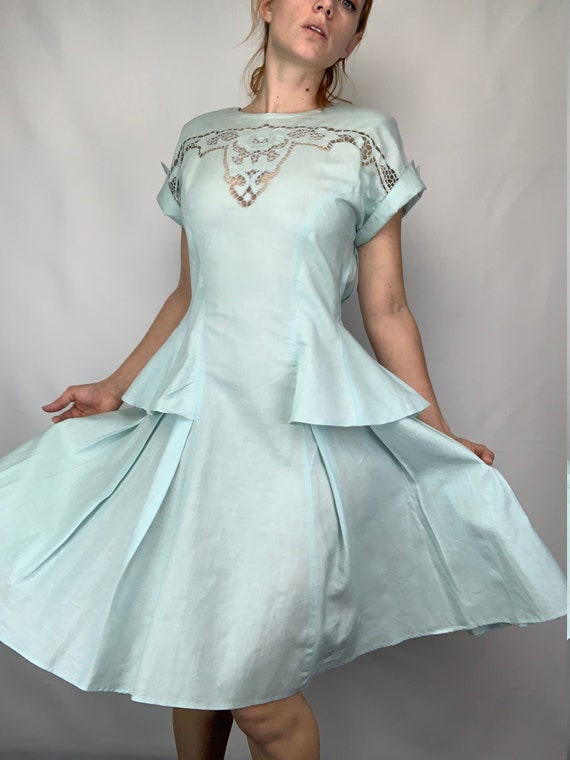 1990s Does 40s Icy Dress