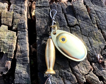 Handmade French Blade Brass Inline Spinner (Approx 1/8 Oz.)