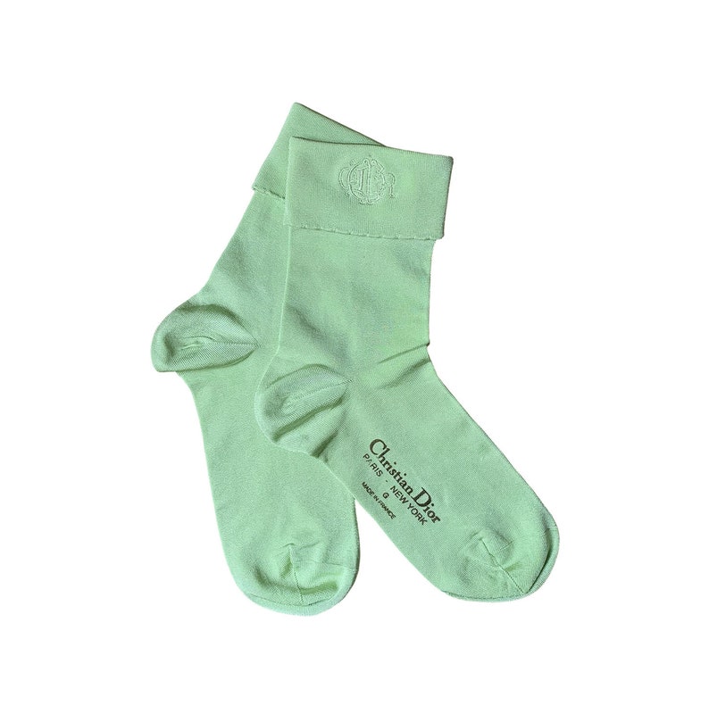 dior logo socks