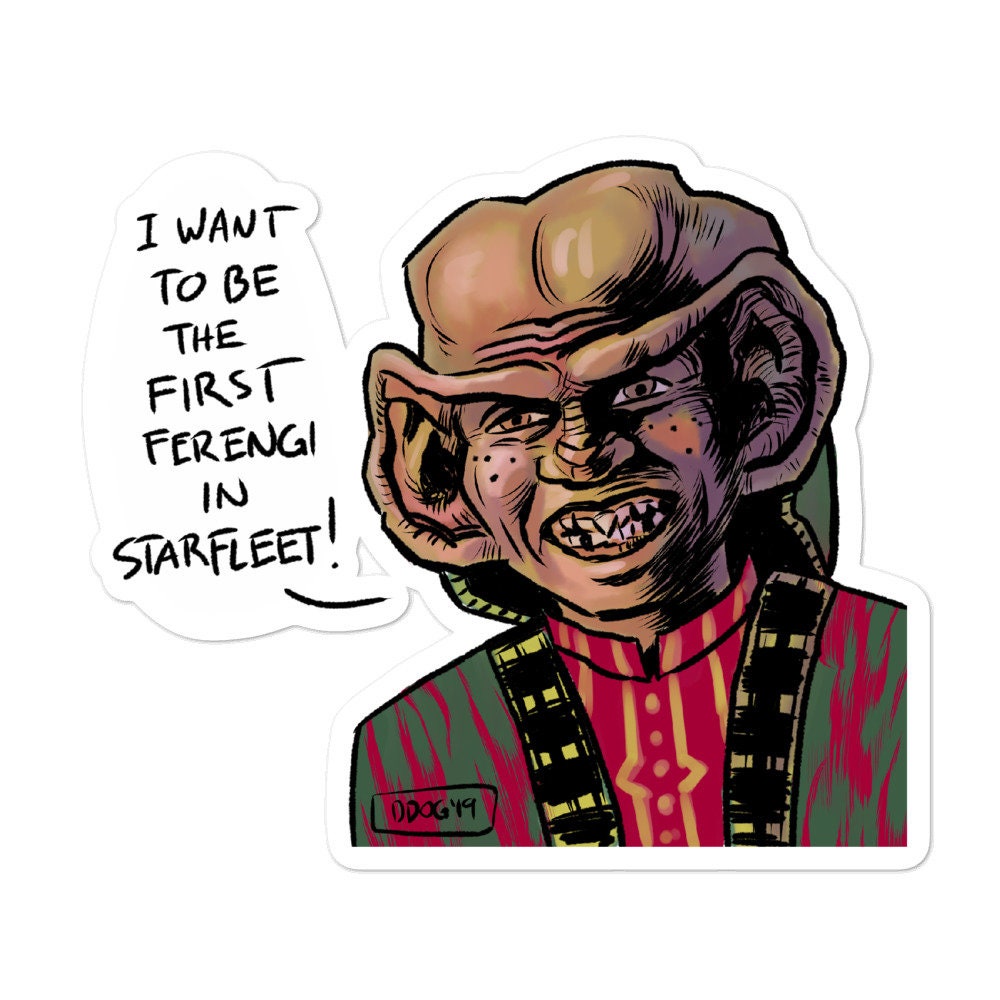 Vinyl Sticker Quark Ferengi Vinyl Sticker Quark Ferengi