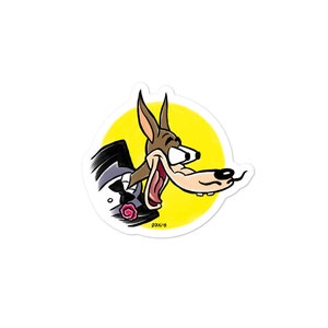 Tex Avery Wolfie sticker