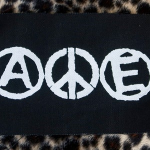 Anarchy Peace Equality Patch Hand Screen - Etsy