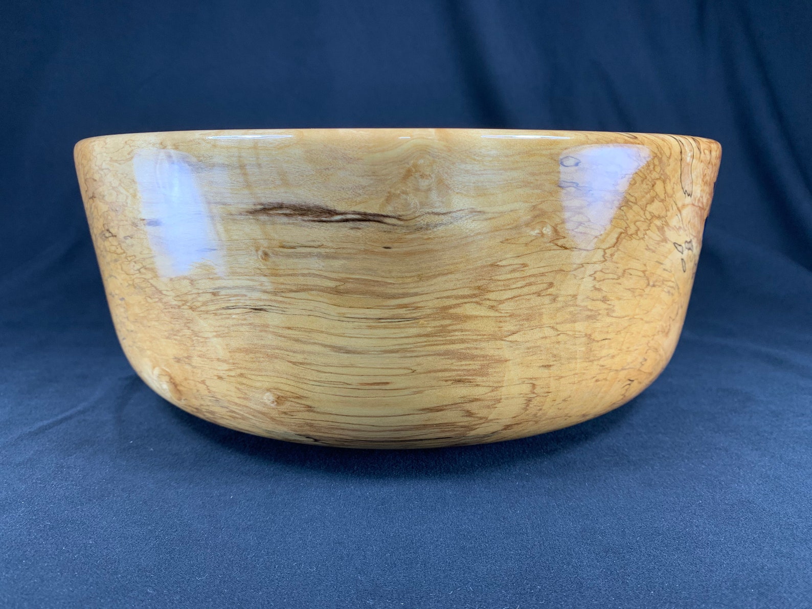 Spalted river birch epoxy wood bowl food safe Etsy