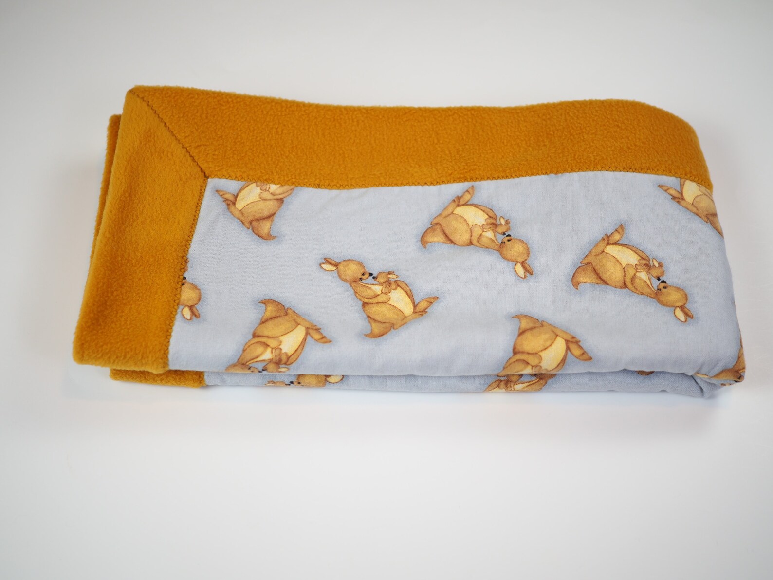 Kangaroo Blanket Fleece Blanket Throw Blanket Child Toddler Etsy