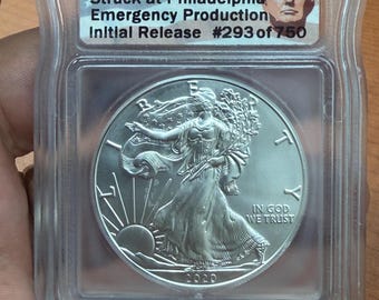 2020-P ICG MS70 impactado en Filadelfia Producción de emergencia Trump #293 de 750