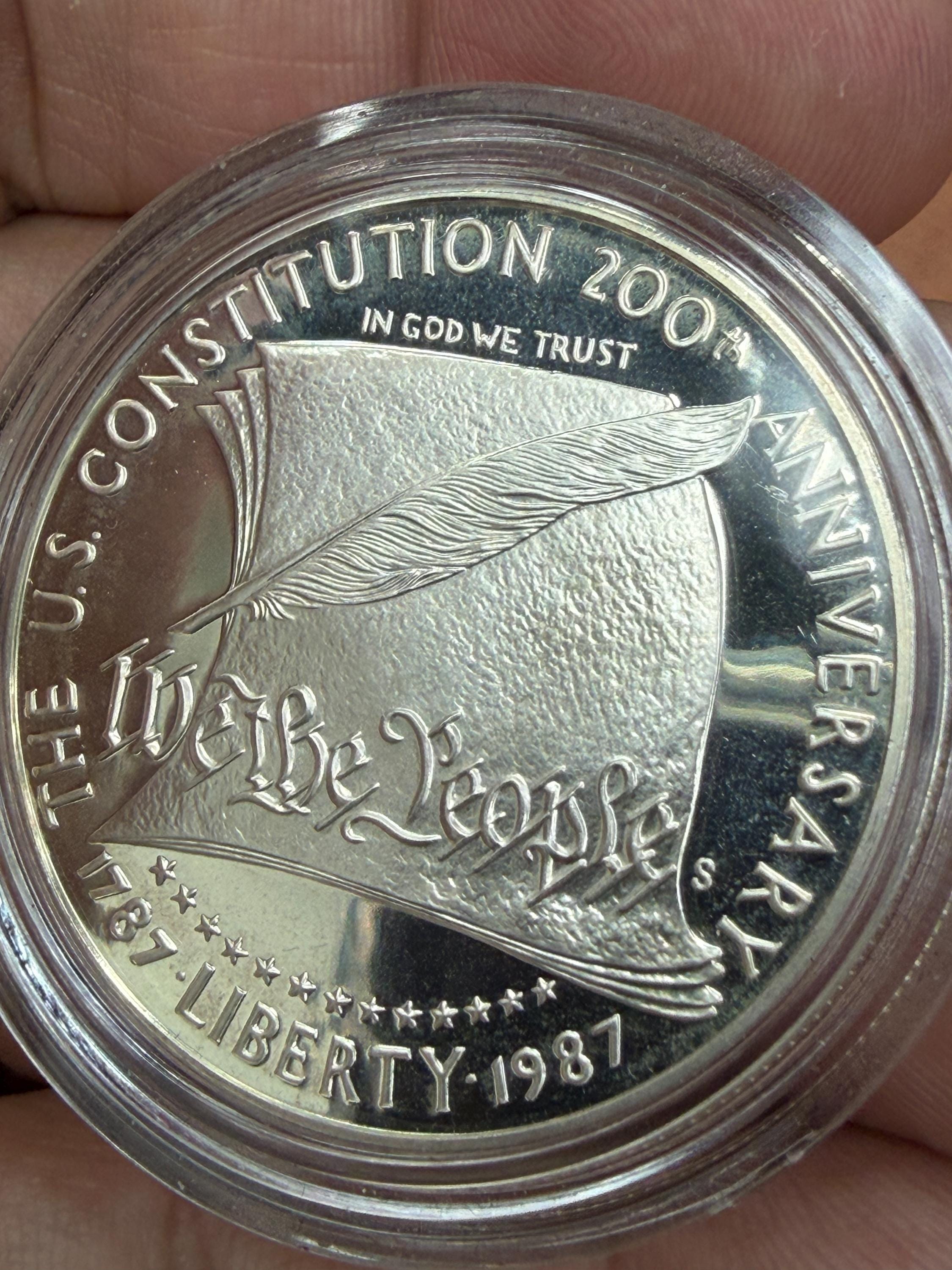 1987 Constitution Silver Dollar - Etsy