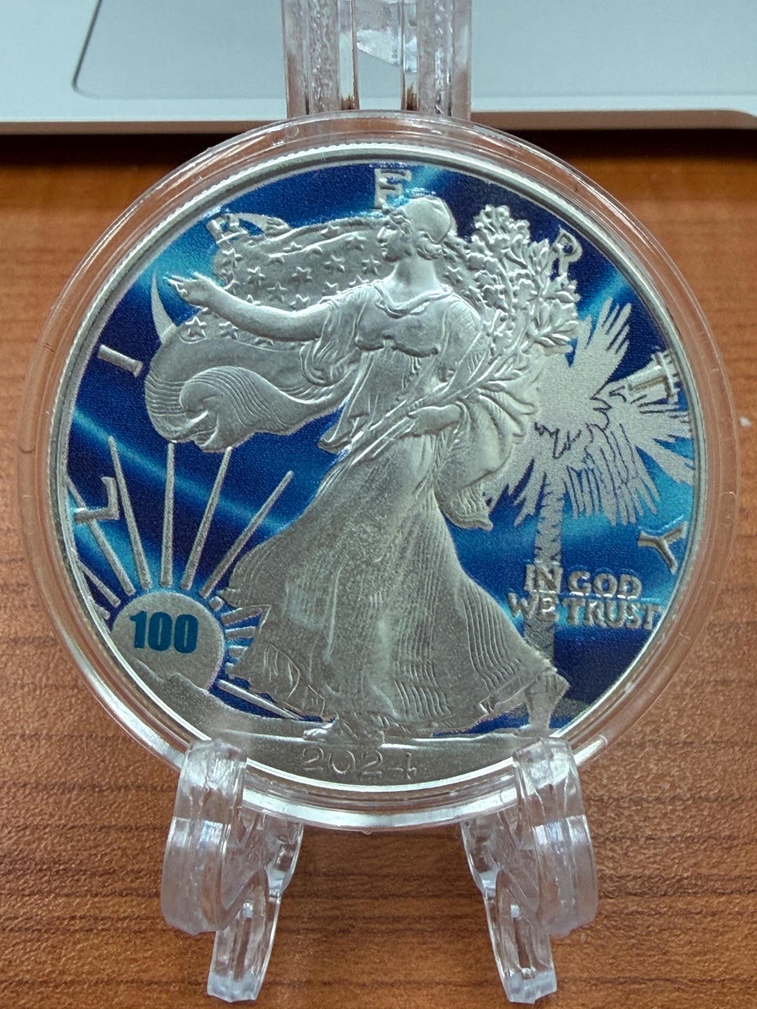 1 Oz 2024 American Silver Eagle Colorized - Etsy