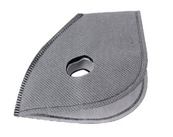 PM0.3 (Pack of 2) Activated Carbon Face Mask Filter for Pollen Allergy Pollution Cycling Outdoor Sports Anti Dust
