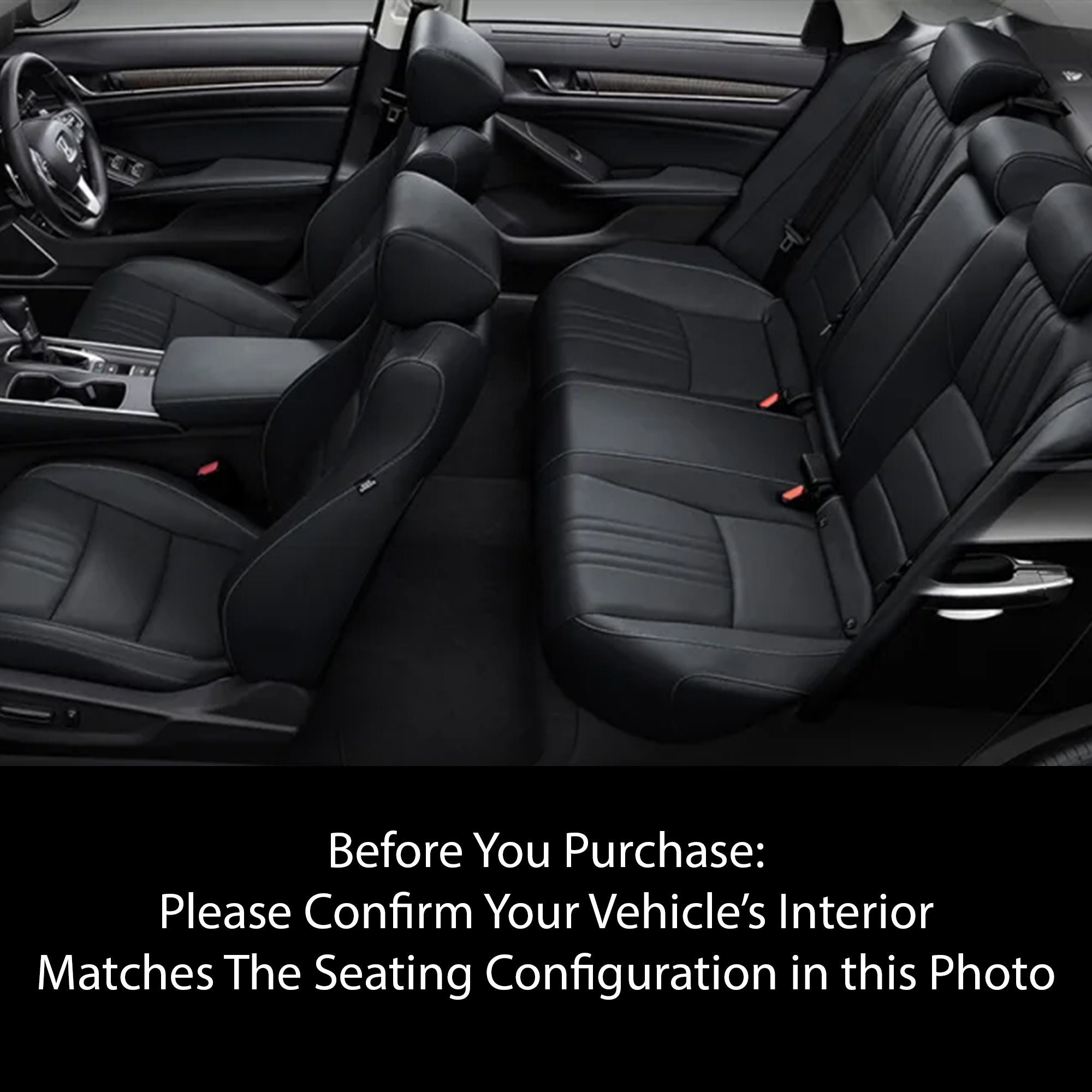 Custom Fitted Seat Covers Honda Accord 4door Sedan 2017 Etsy