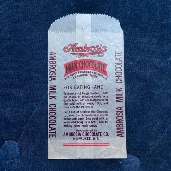 Ambrosia Chocolate Co New Wrapper Jeffrey Dahmers Etsy