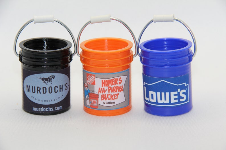1:10 Scale Bucket Action Figure Accessories