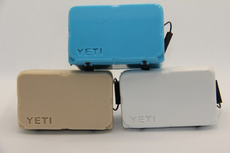 1/10 Scale YETI Cooler SCX10 1:10 Icechest Mini Solid Colors Tan
