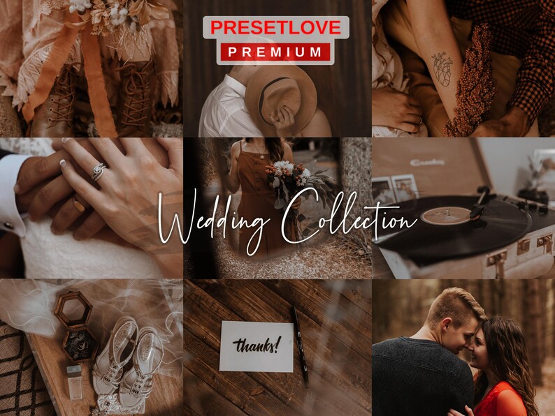 10 PREMIUM WEDDING Presets: Lightroom Presets Instagram image 8