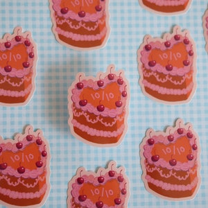 Sassy Vinyl Cake Sticker