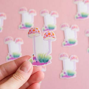 Mushroom Sticker | Cute Sticker | Single Sticker | Mycophile | Mushroom Hunter Gift