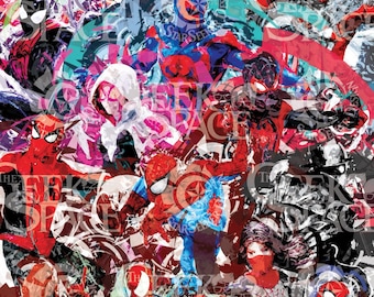 Spiderverse Fan Art Print