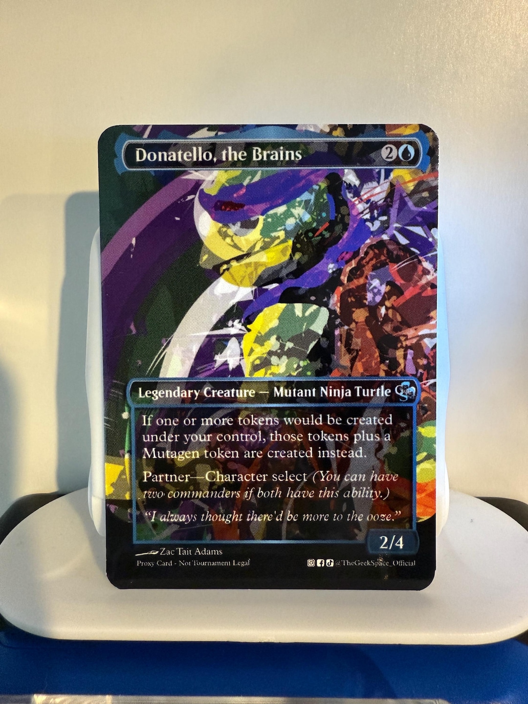 Donatello, the Brains Magic the Gathering Proxy Card - Etsy