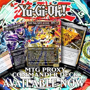 Yu-Gi-Oh! Magic The Gathering Proxy Commander-deck